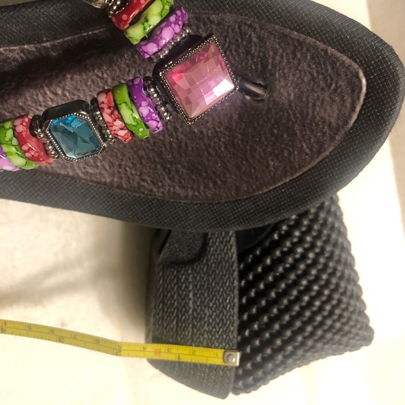 Grandco Sandals ~ Rainbow ~ Black Sole - Picture 3 of 4